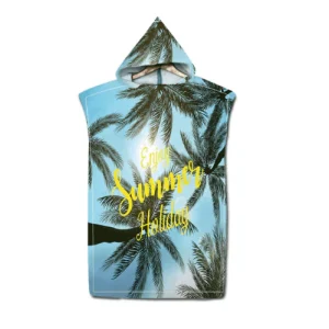 Poncho Plage Adulte Serviette