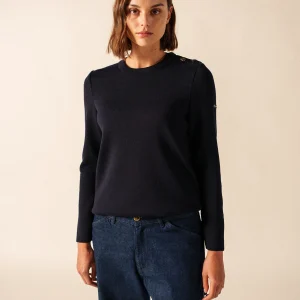 Pull Brégançon Normandie - en laine (NAVY/MULTICO)