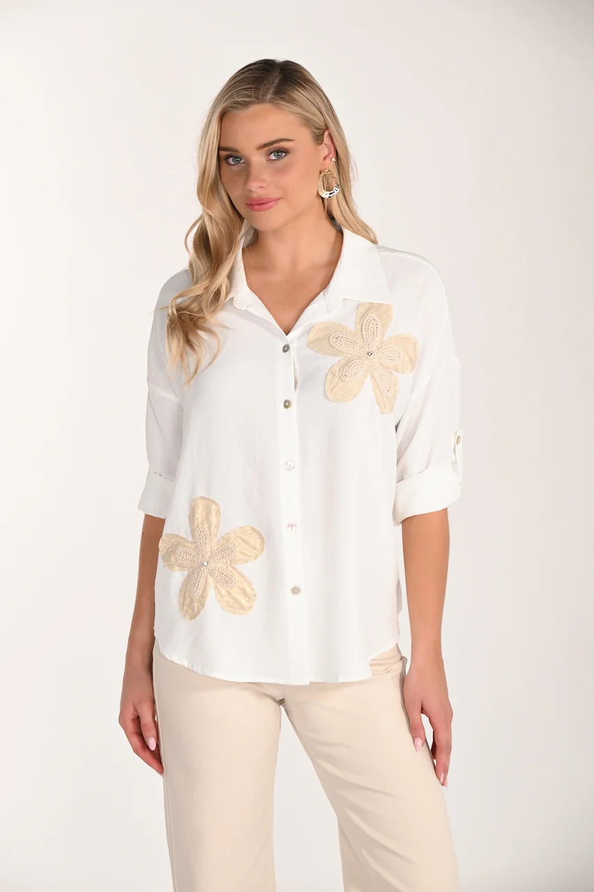 Le chemisier broderie floral Frank Lyman | 266517