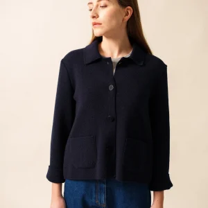 Veste La Plagne - en laine (MARINE)