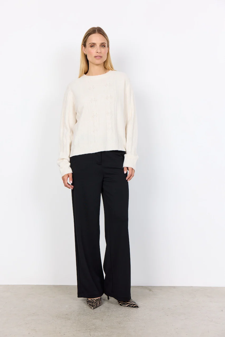 Le pull motif torsade Soya Concept | 33698