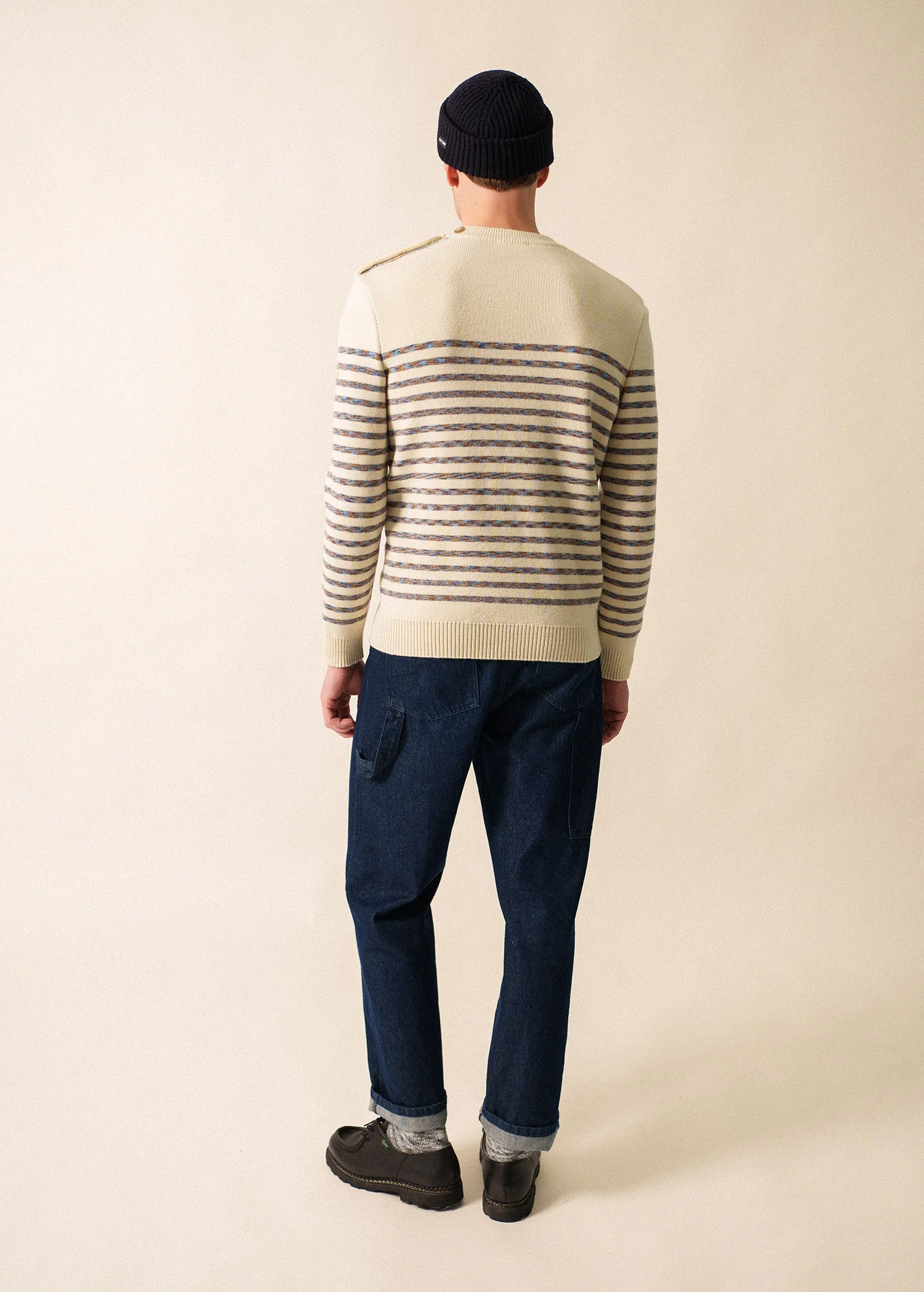 Pull marin Binic West – en laine (ECRU/WESTERN)