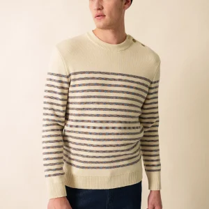 Pull marin Binic West - en laine (ECRU/WESTERN)