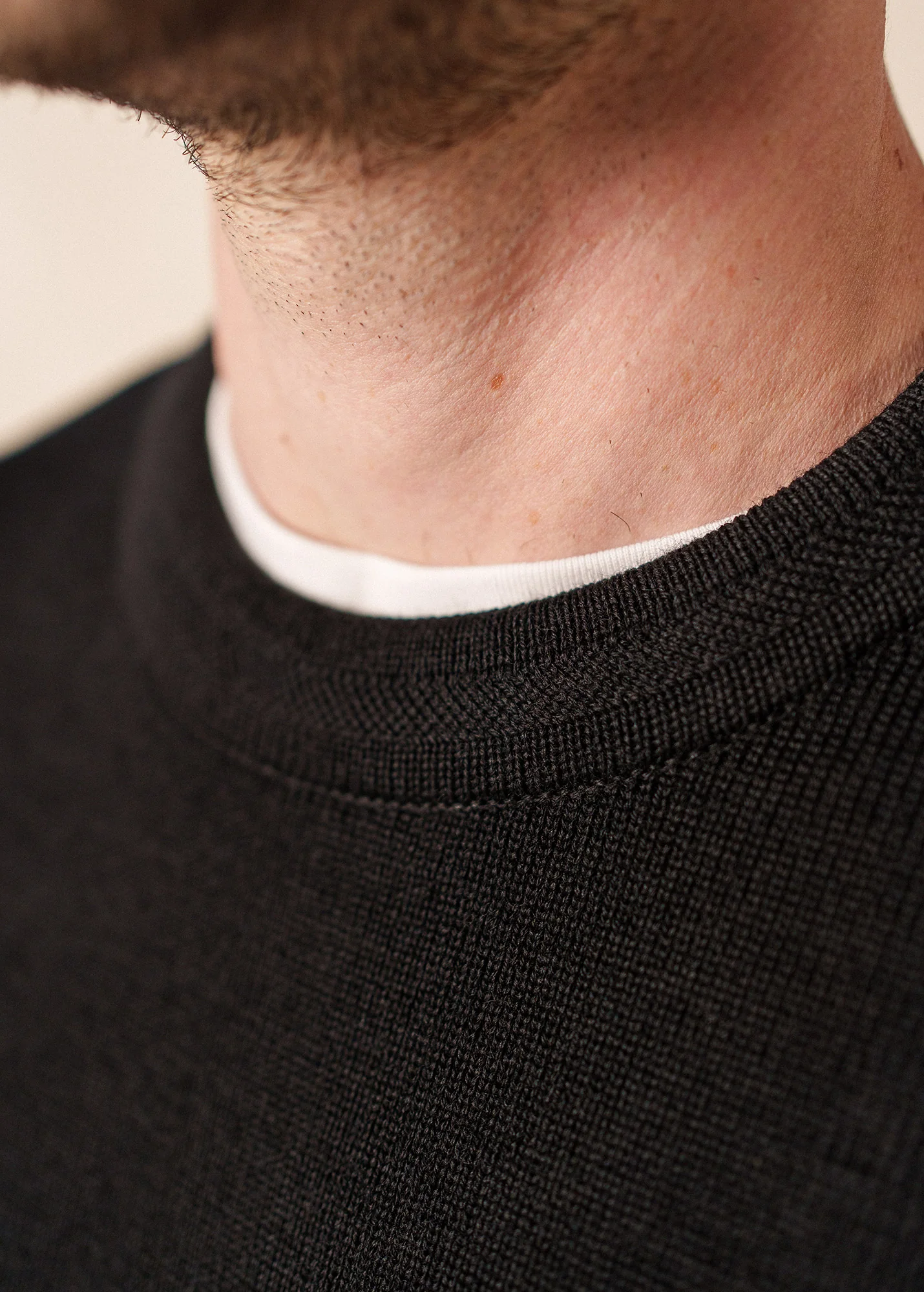 Pull marin Locronan – en laine (NOIR)