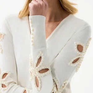Le pull ornée de fleurs Leo Ugo | AW120