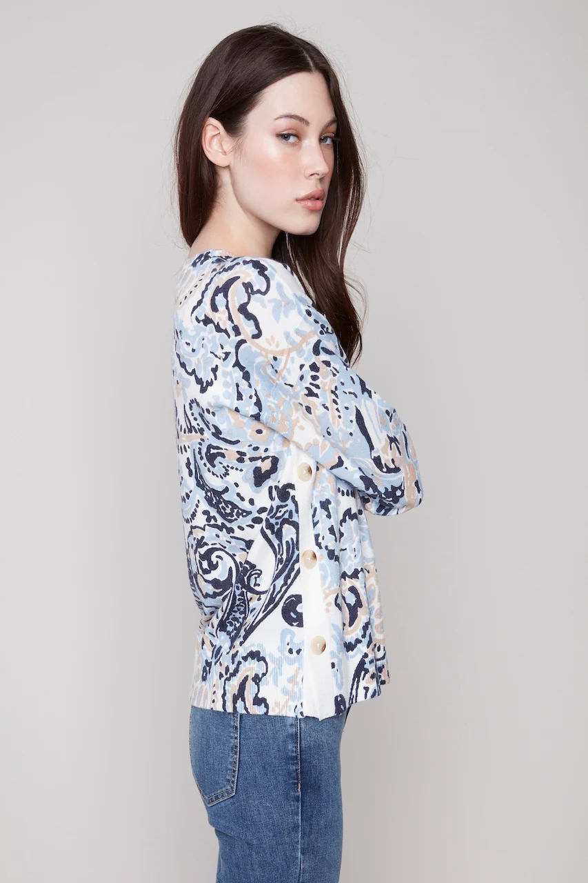 Le pull imprimé Charlie B. | C2668PR-464A