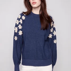 Le pull manches bouffantes Charlie B. | C2850E-974A