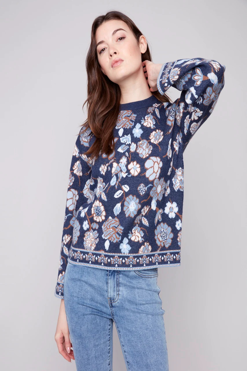 Le pull à col rond Charlie B. | C2905-974A