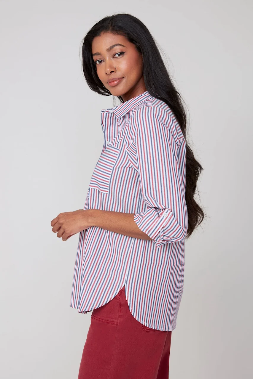La blouse à rayure Renuar | R5203-458