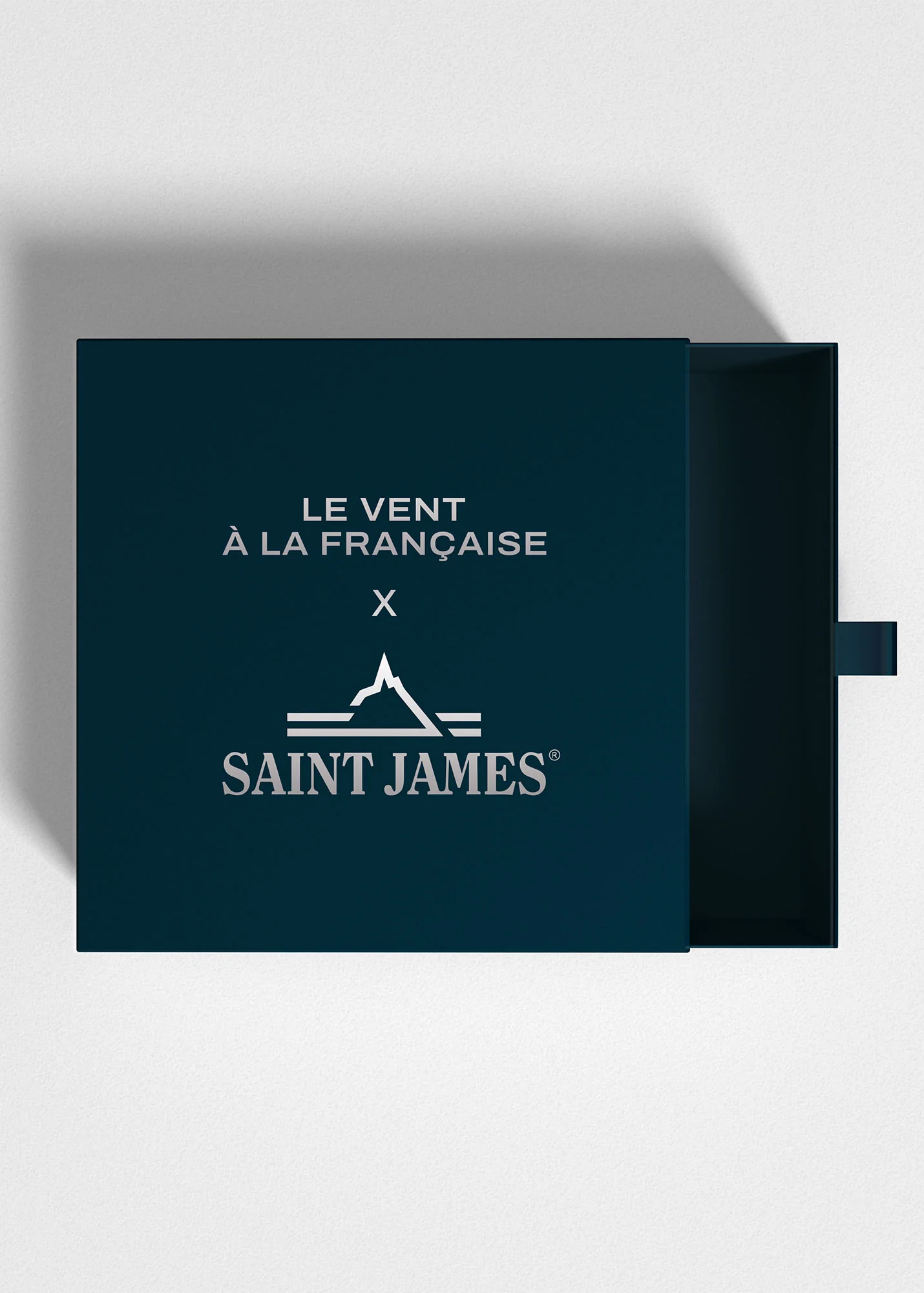 Bracelet lien Bouton – SAINT JAMES x Le Vent à la française (ARGENT/RAYE BLANC/KAKI)