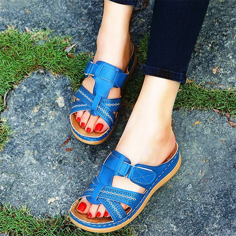ÉLORA™ – Sandales femme confort orthopédique – Alliez bien-être et style unique