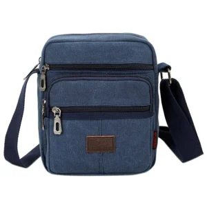Sac Bandoulière en Toile Vintage pour Homme